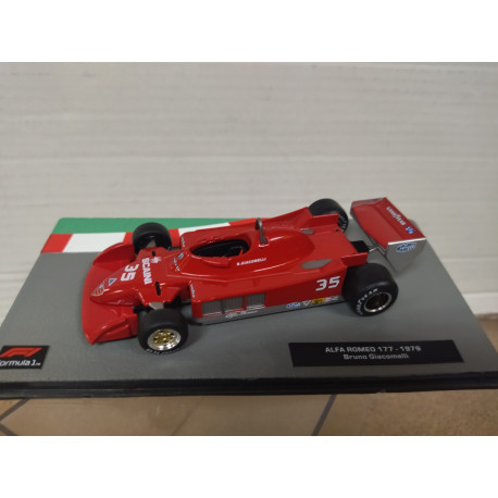 ALFA ROMEO 177 1979 BRUNO GIACOMELLI FORMULA F1 1:43 SALVAT IXO