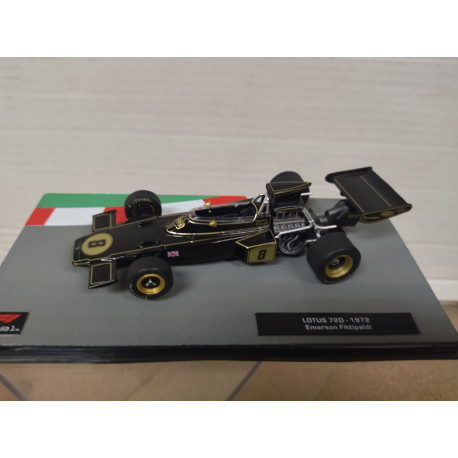 LOTUS 72D 1972 EMERSON FITTIPALDI FORMULA F1 1:43 SALVAT IXO
