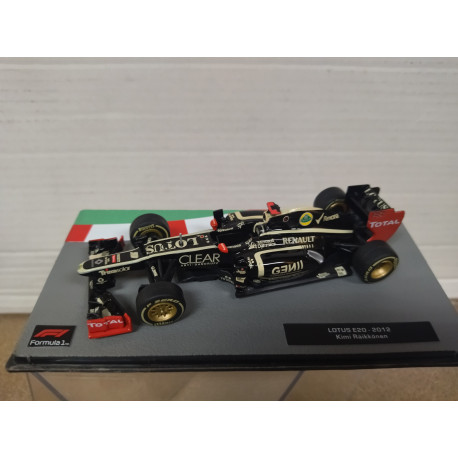 LOTUS E20 2012 KIMI RAIKKONEN FORMULA F1 1:43 SALVAT IXO