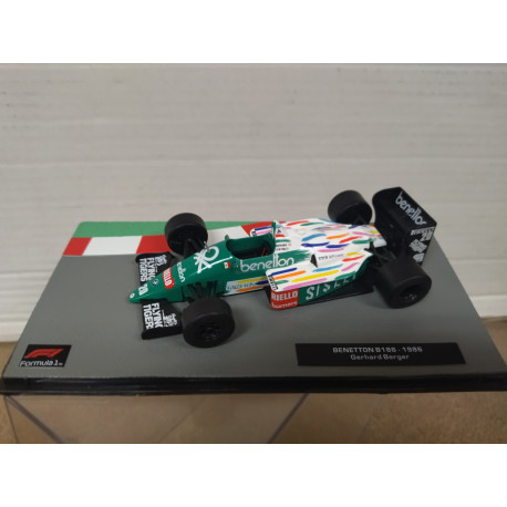 BENETTON B186 1986 GERHARD BERGER FORMULA F1 1:43 SALVAT IXO