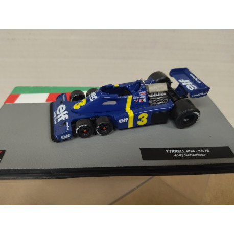 TYRRELL P34 1976 JODY SCHECKTER FORMULA F1 1:43 SALVAT IXO