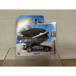 MAZDA RX-7 (FC) BLACK POLICE 8/10 FIRST RESPONSE 1:64 HOT WHEELS