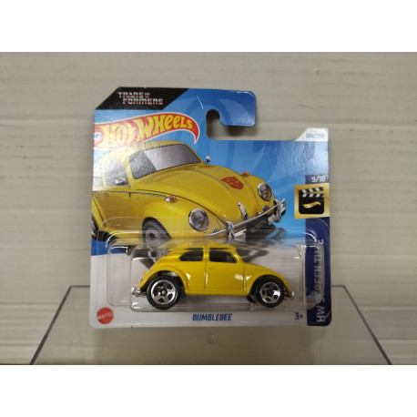 BUMBLEBEE (VW BEETLE) YELLOW TRANSFORMERS 9/10 SCREEN TIME 1:64 HOT WHEELS