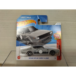 NISSAN SKYLINE 2000 GT-R LBWK GREY 1/10 THEN NOW 1:64 HOT WHEELS