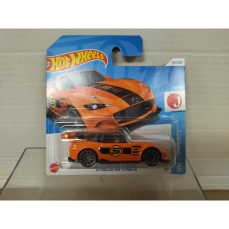 MAZDA MX-5 2015 ND MIATA ORANGE 3/10  J-IMPORTS 1:64 HOT WHEELS