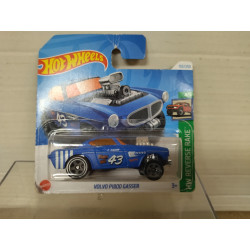 VOLVO P1800 GASSER BLUE 4/5 REVERSE RAKE 1:64 HOT WHEELS