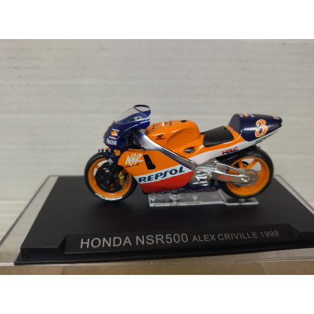 HONDA NSR 500 1999 ALEX CRIVILLE n3 MOTO/BIKE 1:24 ALTAYA IXO