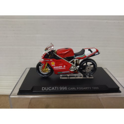 DUCATI 996 1999 CARL FOGARTY n1 MOTO/BIKE 1:24 ALTAYA IXO