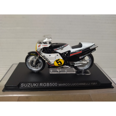 SUZUKI RGB 500 1981 MARCO LUCCHINELLI n5 BIKE/MOTO 1:24 ALTAYA IXO