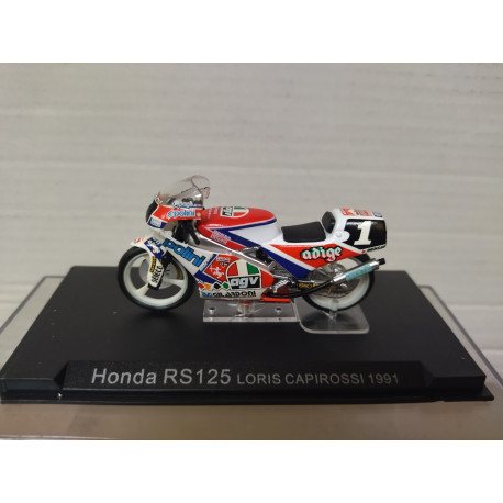 HONDA RS 125 1991 LORIS CAPIROSSI n1 MOTO/BIKE 1:24 ALTAYA IXO