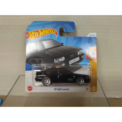 AUDI QUATTRO 1987 BLACK 2/5 TURBO 1:64 HOT WHEELS