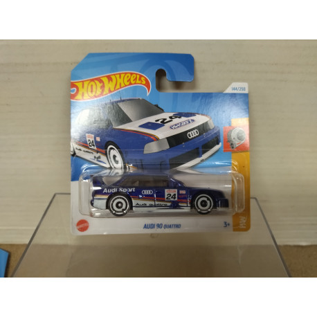 AUDI 90 QUATTRO n24 BLUE 4/5 TURBO 1:64 HOT WHEELS