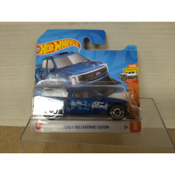 FORD F-150 LIGHTNING CUSTOM BLUE 9/10 HOT TRUCKS 1:64 HOT WHEELS