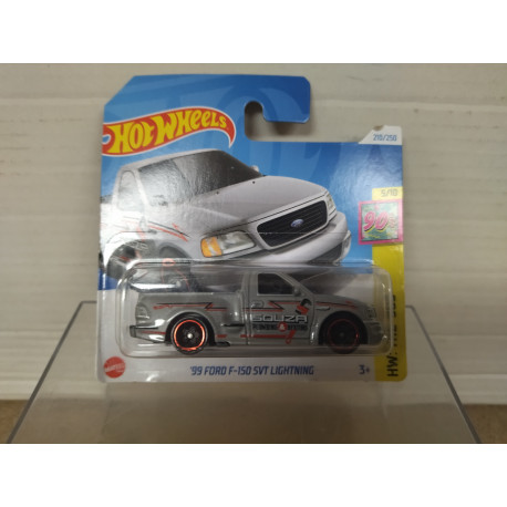 FORD F-150 1999 SVT LIGHTNING GREY 5/10 THE 90S 1:64 HOT WHEELS