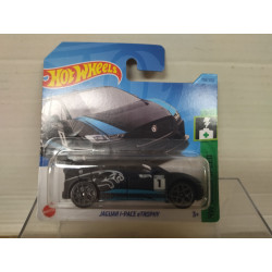 JAGUAR I-PACE e-TROPHY BLACK 9/10 GREEN SPEED 1:64 HOT WHEELS