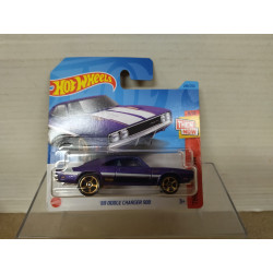 DODGE CHARGER 500 1969 PURPLE 8/10 MUSCLE MANIA 1:64 HOT WHEELS