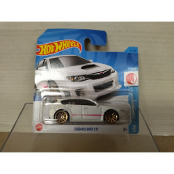 SUBARU WRX STi WHITE 2/10 J-IMPORTS 1:64 HOT WHEELS
