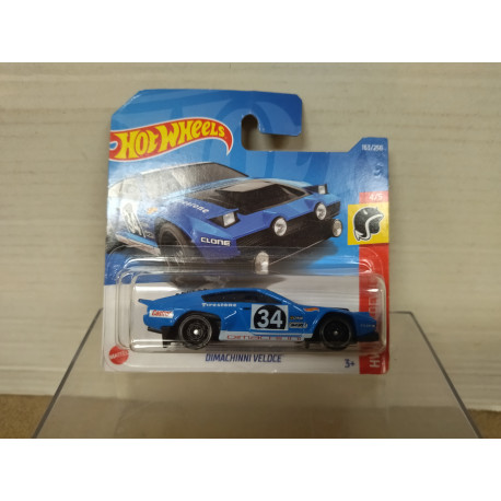 DIMACHINNI VELOCE BLUE n34 4/5 DAREDEVILS 1:64 HOT WHEELS