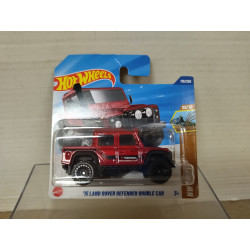 LAND ROVER DEFENDER 2015 DOUBLE CAB RED 10/10 DIRT 1:64 HOT WHEELS