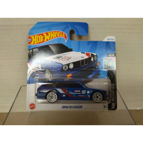 BMW E30 M3 WAGON TOURING BLUE 10/10 MODIFIED 1:64 HOT WHEELS