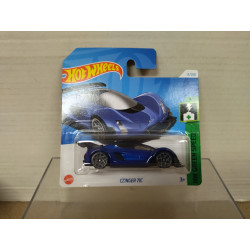 CZINGER 21C HYPERCAR BLUE 1/10 GREEN SPEED 1:64 HOT WHEELS