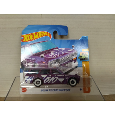 DATSUN BLUEBIRD WAGON (510) PURPLE 4/5 WAGONS 1:64 HOT WHEELS