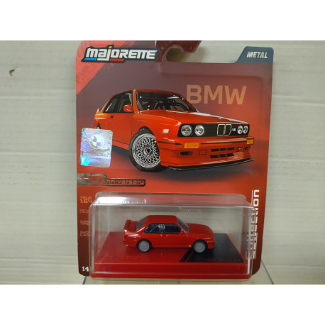BMW E30 M3 1986 RED COLLECTION PREMIUM 1:64 MAJORETTE