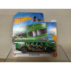 HOT WHEELS HIGH GREEN RACING ACADEMY 1/5 FAST TRANSIT 1:64 HOT WHEELS