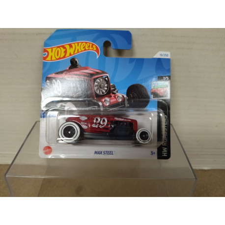 MAX STEEL RED 1/5 ROADSTERS 1:64 HOT WHEELS