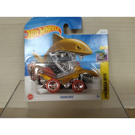 SHARK BITE GOLD 1/5 MEGA BITE 1:64 HOT WHEELS