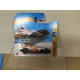 HW-4-TRAC WHITE/ORANGE 5/5 55 RACE TEAM 1:64 HOT WHEELS