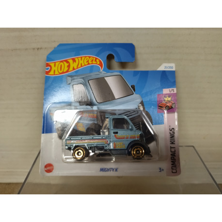 MIGHTY K BLUE 1/5 COMPACT KINGS 1:64 HOT WHEELS