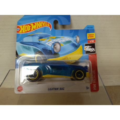 LIGHTNIN´BUG BLUE 1/10 RESCUE 1:64 HOT WHEELS