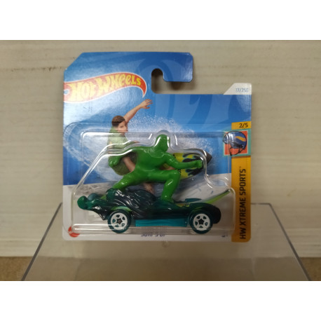 SURF´S UP GREEN 2/5 XTREME SPORTS 1:64 HOT WHEELS
