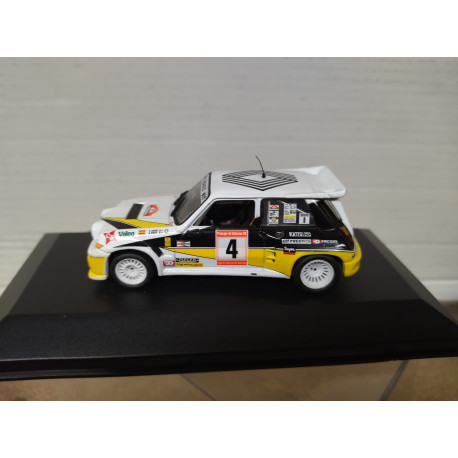 RENAULT 5 MAXI TURBO 1986 RALLY ASTURIAS SAINZ 1:43 ALTAYA IXO BOX NO ORIGINAL