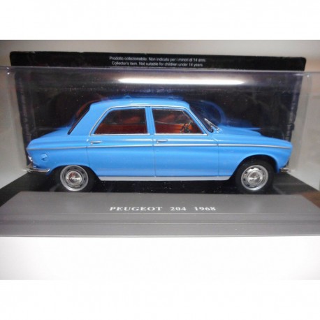 PEUGEOT 204 1968 COCHES INOLVIDABLES SALVAT HACHETTE 1/24