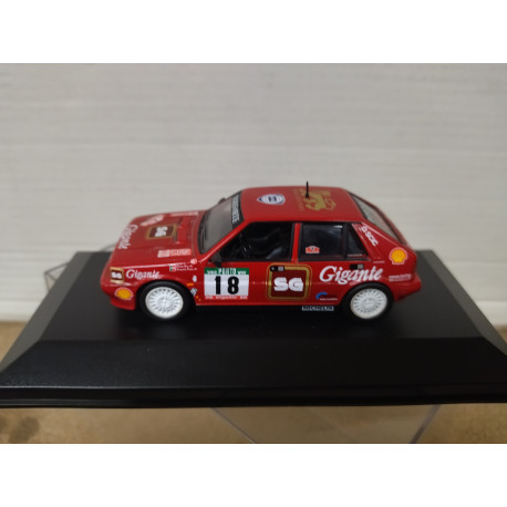 LANCIA DELTA HF 4WD 1988 RALLY PORTUGAL BICA 1:43 ALTAYA IXO BOX NO ORIGINAL