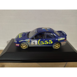 SUBARU IMPREZA 1995 RALLY CATALUÑA CARLOS SAINZ 1:43 ALTAYA IXO BOX NO ORIGINAL