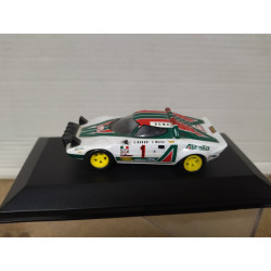 LANCIA STRATOS HF 1977 RALLY MONTE CARLO MUNARI 1:43 ALTAYA IXO BOX NO ORIGINAL