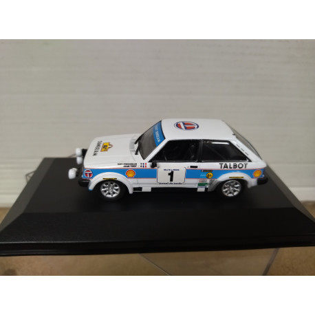 TALBOT LOTUS SUNBEAM 1981 RALLY BRASIL FREQUELIN 1:43 ALTAYA IXO BOX NO ORIGINAL