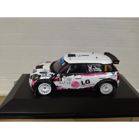 MINI JOHN COOPER WORKS S2000 2013 RALLY TOUR CORSE SARRAZIN 1:43 BOX NO ORIGINAL