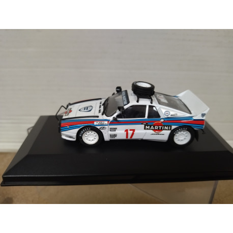LANCIA 037 RALLY 1984 RALLY SAFARI ALLEN 1:43 ALTAYA IXO BOX NO ORIGINAL
