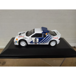 FORD RS 200 1986 RALLY SWEDEN GRUNDEL 1:43 ALTAYA IXO BOX NO ORIGINAL