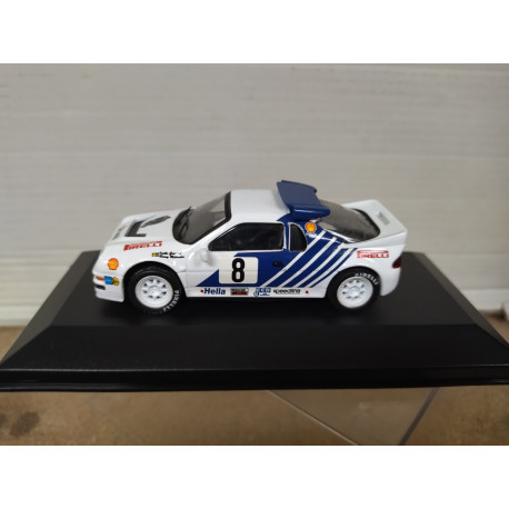 FORD RS 200 1986 RALLY SWEDEN GRUNDEL 1:43 ALTAYA IXO BOX NO ORIGINAL