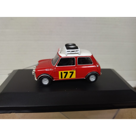 BMC MINI COOPER S 1967 RALLY MONTE CARLO AALTONEN 1:43 DelPRADO BOX NO ORIGINAL