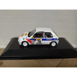 PEUGEOT 106 1997 RALLY CHARLEMAGNE LOEB 1:43 ALTAYA IXO BOX NO ORIGINAL