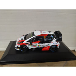 TOYOTA YARIS WRC 2019 RALLY SWEDEN TANAK 1:43 ALTAYA IXO BOX NO ORIGINAL