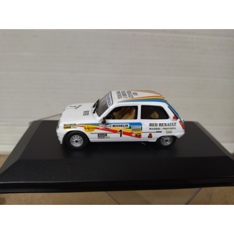 RENAULT 5 COPA 1983 CIRCUITO JARAMA SAINZ 1:43 DEFECT/NO RETRO BOX NO ORIGINAL