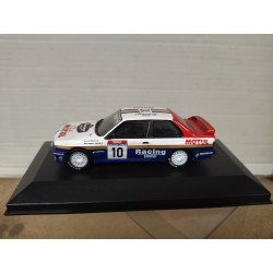 BMW E30 M3 1987 RALLY TOUR CORSE BEGUIN 1:43 ALTAYA IXO BOX NO ORIGINAL