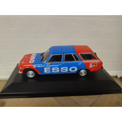 PEUGEOT 504 BREAK 1981 TEAM ESSO ASSISTANCE RALLY 1:43 ALTAYA IXO BOX NO ORIGINAL